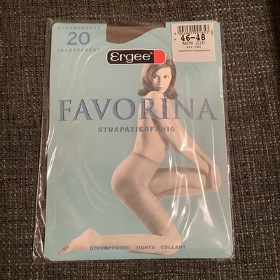  ERGEE Favorina Feinstrumpfhosen 20 Den Größe 46-48 Farbe Rauch (218)