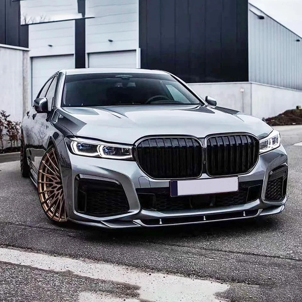 Spoilerlippe SCHWARZ GLANZ Für 7er BMW G11 G12 M-Paket Frontspoiler Lippe 19+ - Bild 3 von 4