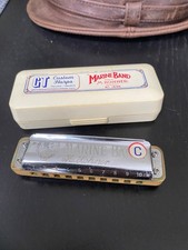 Hohner marine band ,  key of C, GT custom
