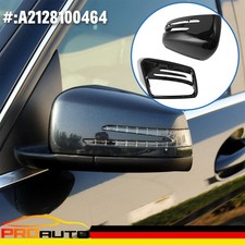 2 Spiegelkappen Abdeckung Schwarz Glanz F&uuml;r Mercedes-Benz C/E/S Klasse W204 W212