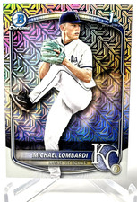 MICHAEL LOMBARDI RC 2025 BOWMAN CHROME DRAFT MEGA BOX MOJO REFRACTORS #BDC114 KC