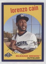 2018 Topps Archives 1959 Design Purple 55/175 Lorenzo Cain #94 0q3