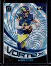 2024 Donruss #VOR-MST Matthew Stafford Vortex Cosmic #/100