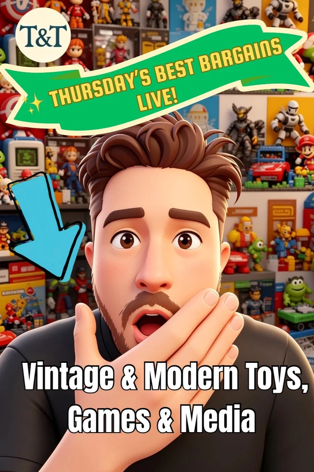 Vintage & Modern Toys, Games & Media live!