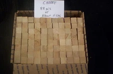 CHERRY Grilling Wood 88 Pieces BBQ Chunks Smoking Smoker Charcoal