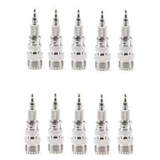 10PCS Car BNC RF Coaxial Connector Adapter for Motorola GP88 GP328 GP360 GP380