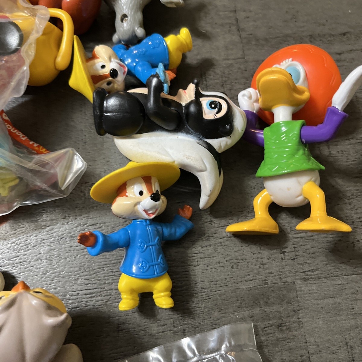 Vintage Happy Meal Toy Lot 45+ Pieces Disney Land/World