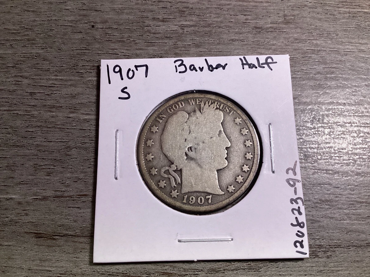1907 Year Barber Half Dollars (1892-1915) for sale | eBay