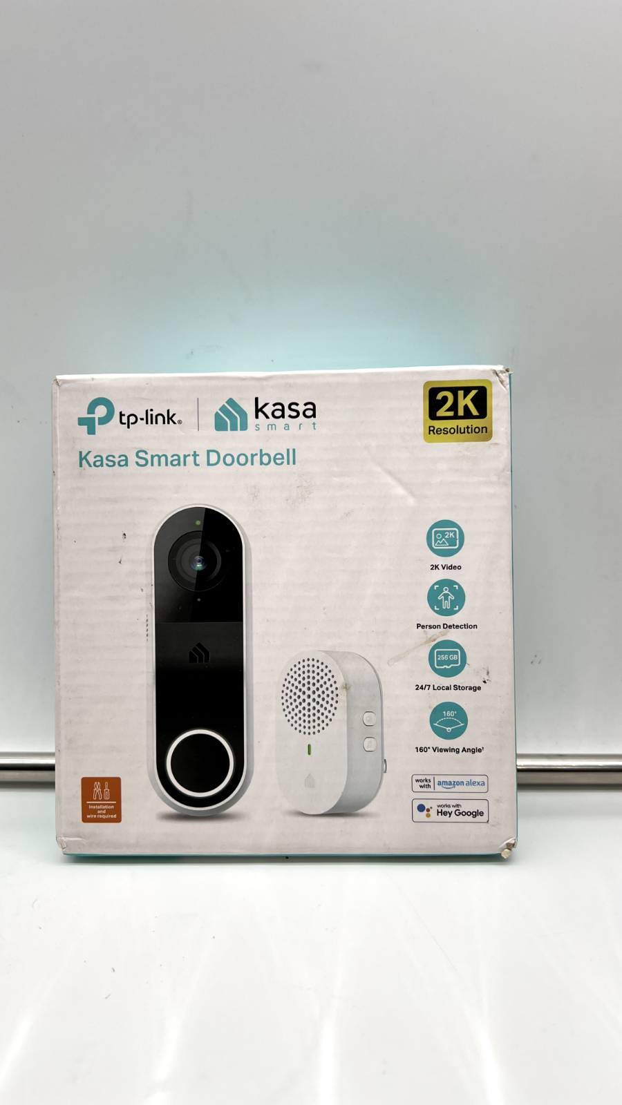 Video Doorbell Camera Hardwired 2K Resolution 2-Way Audio Alexa Google Home-image