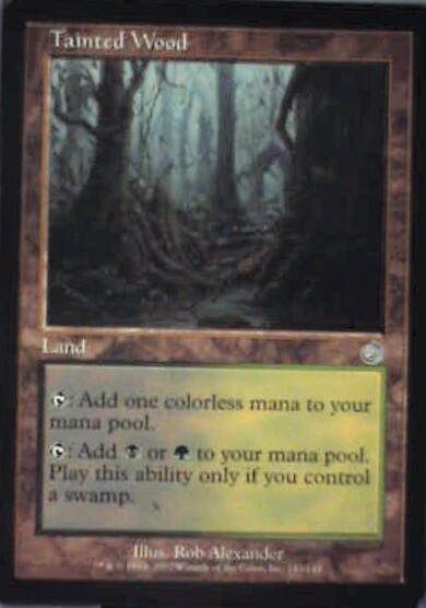 Tainted Wood - Torment: #143, Magic: The Gathering Nm R129