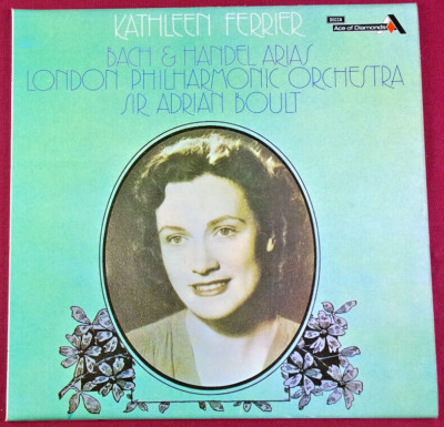 Decca SDD 286   Kathleen Ferrier   Bach & Handel Arias  London Philharmonic/Bolt