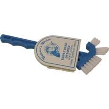 Captain's Choice Triple Head Detail Scrub Brush - 7 Inch Length