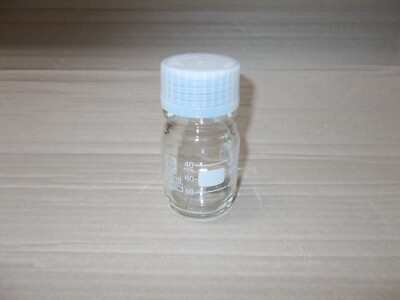100 ml Schott-Duran Premium-Laborglasflasche, mit Kappe und Ausgießring