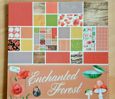CRAFT sensations Designblock Zauberwald 30,5 x 30,5 cm 2 x 24 Motive 24 Bögen