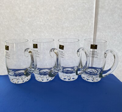 Studio Nova Brew Beer Steins Set Of 4 SF 417/516 Glass Vintage