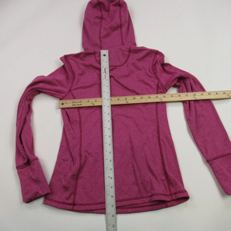 REI Sudadera con Capucha Mujer 2XS Manga Larga Ligera Pullover Exterior Rosa 1/4 Botón Foto 4 de 4