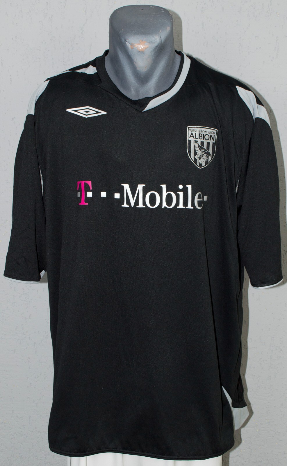 West Bromwich Albion Jersey 2007/2008 Football Soccer Mens Shirt Retro Size 3XL