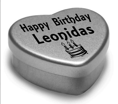 Joyeux Anniversaire Leonidas Mini Coeur Tin Cadeau Pour Leonidas Avec Chocolats Ebay