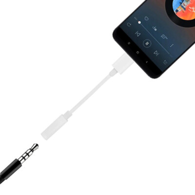 USB Typ C auf zu AUX 3,5mm Klinke Audio Kopfhörer Adapter für HTC U11