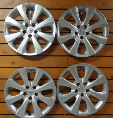 New SET (4pcs) 16" Hubcaps Wheel Covers Fits 2021 2023 2024 Toyota ...