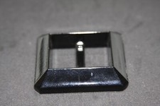 Woman`s black, Plastic, Italy, belt buckle 