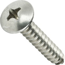  4 x 3/8" Truss Head Sheet Metal Screws Self Tapping Stainless Steel Qty 500