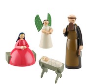 Wendt & KüHn Krippe Christi Geburt Mit Engel Maria Josef Christkind Fachhandel