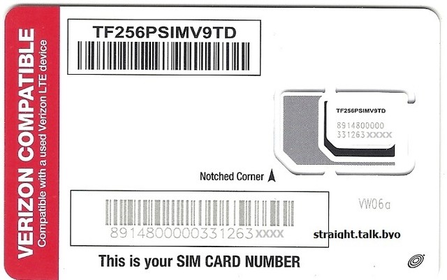 Straight Talk SIM Card AT T Verizon T Mobile Activation 4G LTE SIM 
