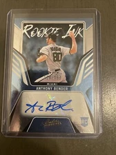 2022 Panini Absolute Rookie Ink /199 Anthony Bender #RKI-AB Rookie Auto RC