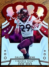 Dalton Keene 2020 Panini Chronicles Draft Crown Royale RED RC #100 Patriots VT