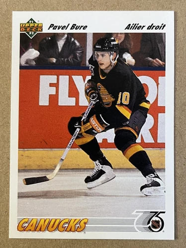 Pavel Bure 1991-92 Upper Deck Hockey #555 Vancouver Canucks NM-MT