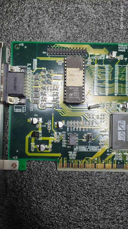 PCI VGA Video Card Acer P264CT 48.53403.001 (ATI Mach64CT) 2 MB MB - Image 3 of 4