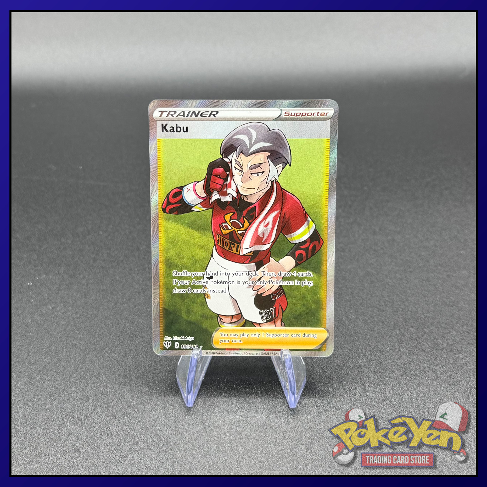 Kabu 186/189 Ultra Rare Holo Pokemon Card Darkness Ablaze NM/MINT