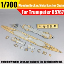1/700 German Heavy Cruiser Prinz Eugen Wooden Deck w/Chain for Trumpeter 05767