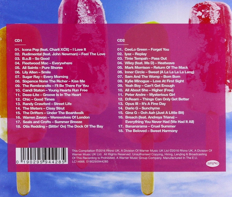 The Best Ever - Summer -Various Artist - 2 CD's NEU/OVP - Bild 2 von 2