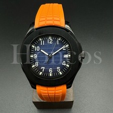Custom Made PP Style Watch NH35 Automatic Movement Aquanaut D/BL Dial BK Case OG