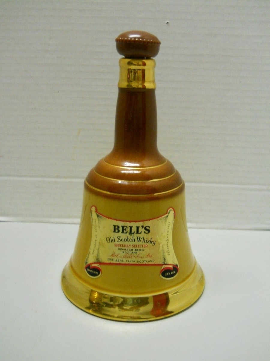 The Celebration Bell's Old Scotch Whiskey Christmas Bell Decanter