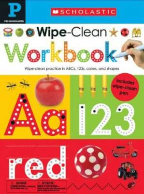 Wipe Clean Workbooks: Pre-K (Scholastic Early Learners) - Spiral-bound - GOOD