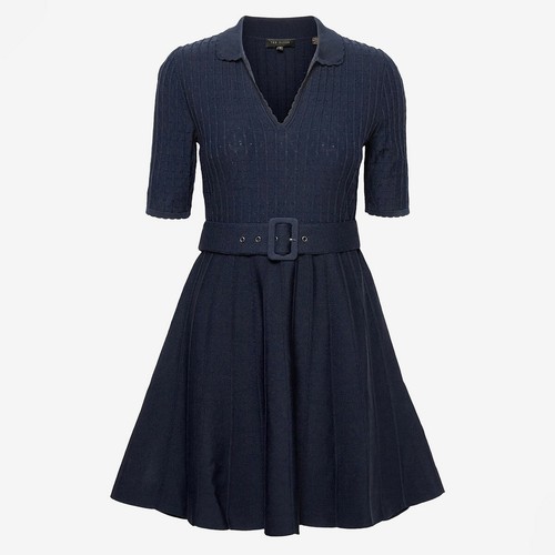 New Ted baker ALEEE Knitted Collared 