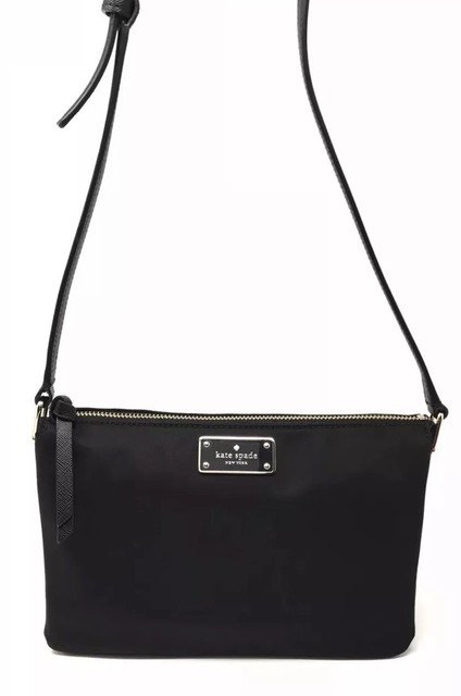 Kate Spade Madelyne Crossbody Wilson Road Black Nylon Bag Wkru4920 Nwt Kate Spade Madelyne Wilson Road Nylon Crossbody Bag Black Wkru4920 179