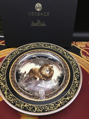 Versace Lion plate Medusa wall Collectible Rosenthal Christmas