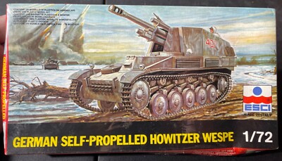 ESCI German Self-Propelled Howitzer Wespe 8004 1/72 FS NEW Model Kit 