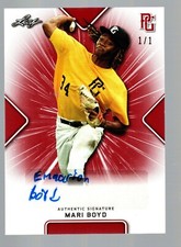 2021 Leaf Perfect Game Showcase Autographs Red #BAMB1 Mari Boyd 1/1