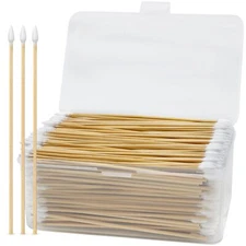 1000/500pcs Gun Cleaning Swabs Precision Pistol Cleaning Swabs Durable Stem 6 In