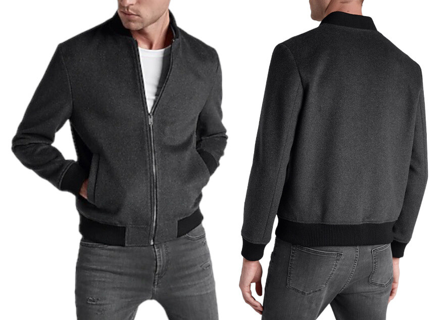 Express mens wool jacket Outlet
