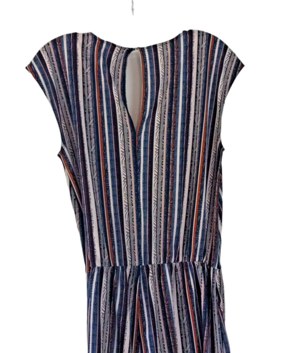 BCBGeneration ジャンパー BCBGeneration Striped Cross-Over Romper Size Large Pullover