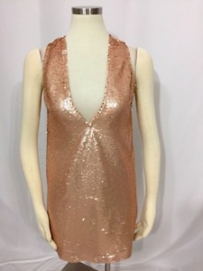 champagne sequin shift dress
