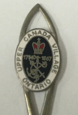 Vintage Souvenir Spoon Collectible Upper Canada Village Ontario 1784-1867