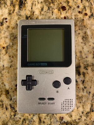 Nintendo Game Boy Pocket MGB-001 - SILVER - Tested Working 