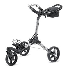 Bag Boy Golf Nitron Swivel Push Cart - Silver/Charcoal